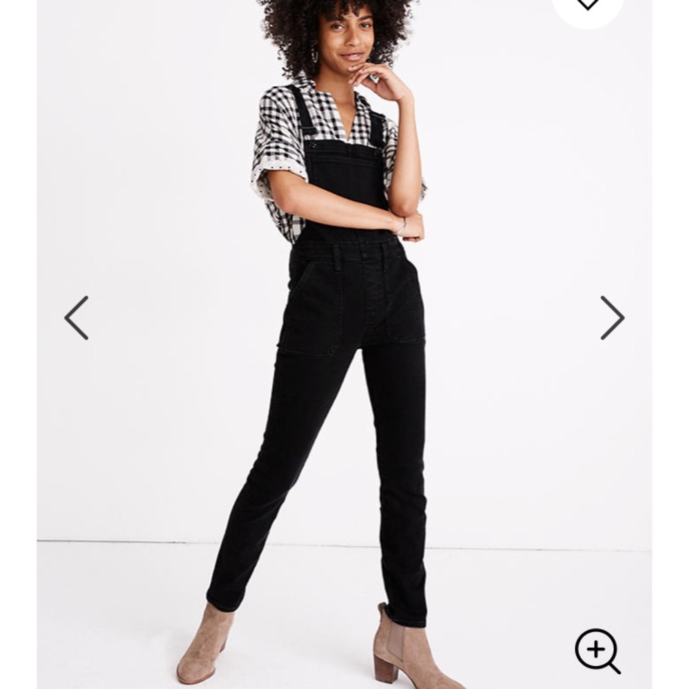 NWT Madewell Skinny Overalls in Lunar Wash